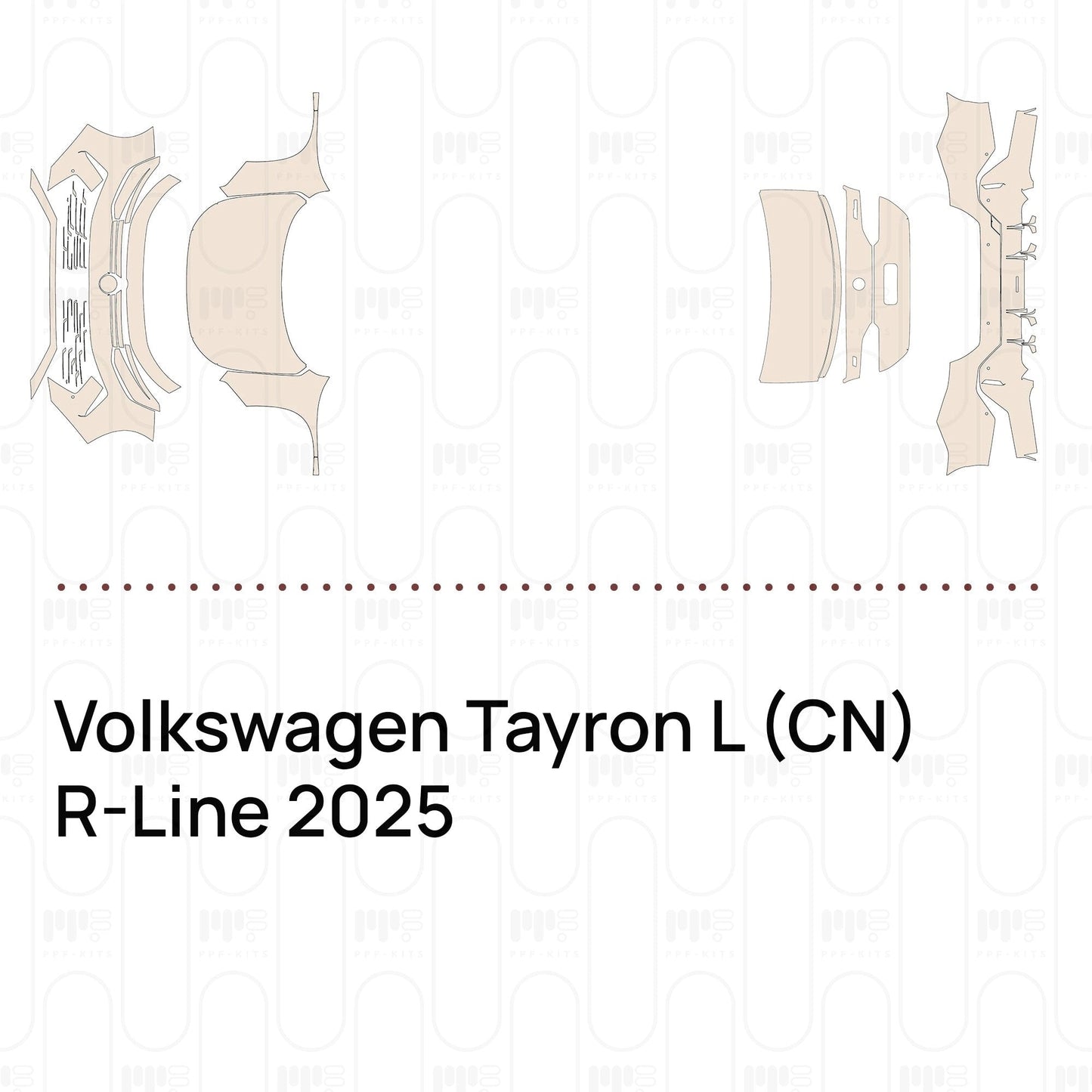 Pre-CutPPFVolkswagenTayronL(CN)R-Line2025