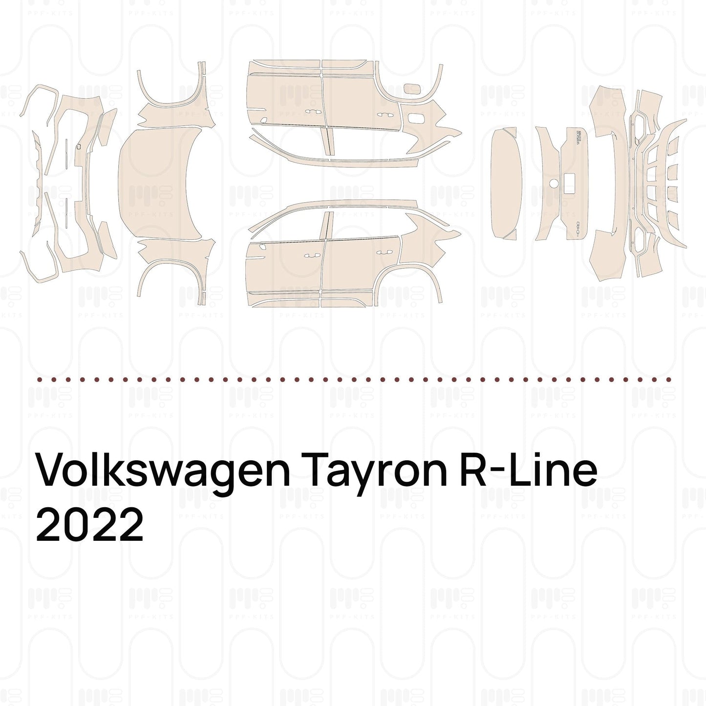 Pre-CutPPFVolkswagenTayronR-Line2022