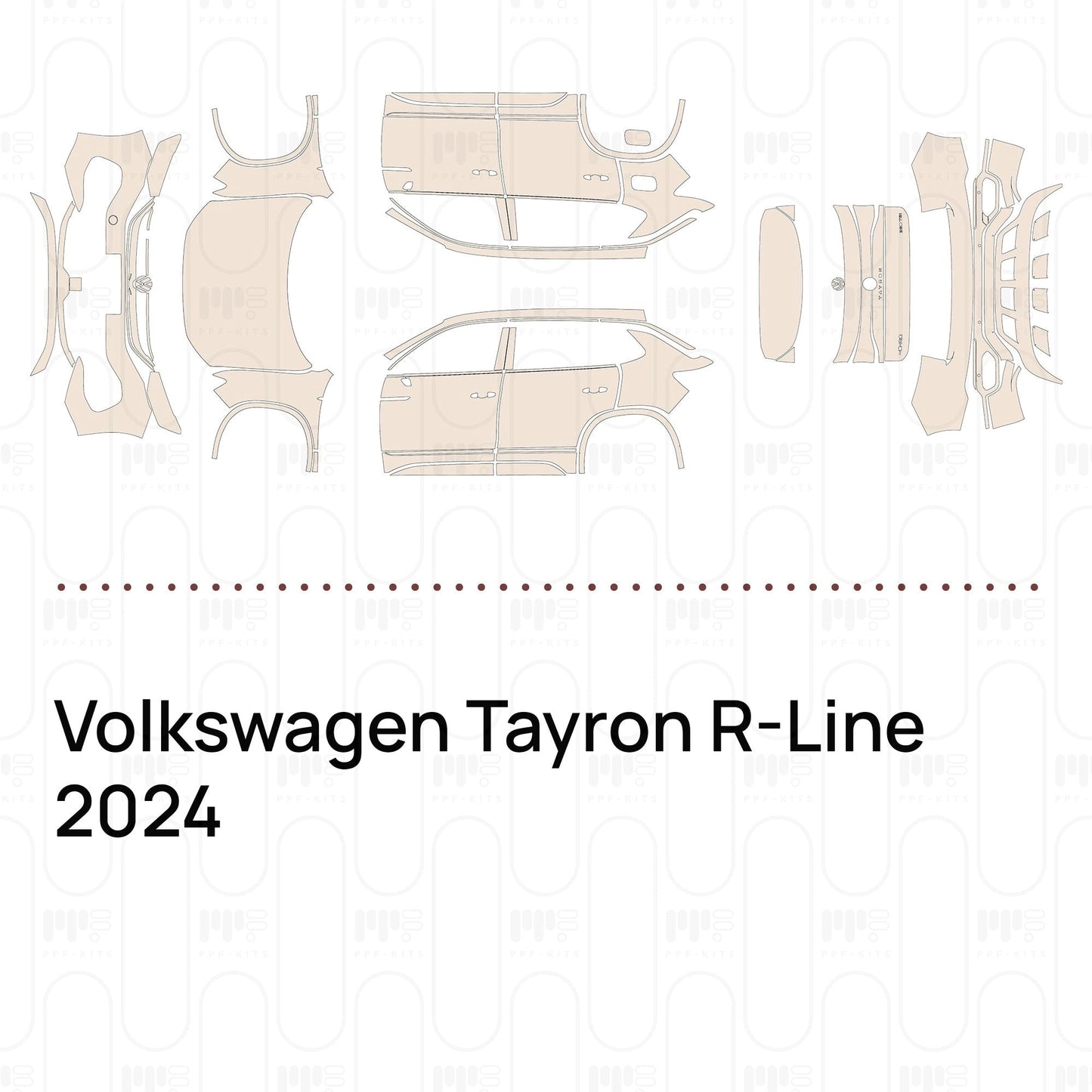 Pre-CutPPFVolkswagenTayronR-Line2024