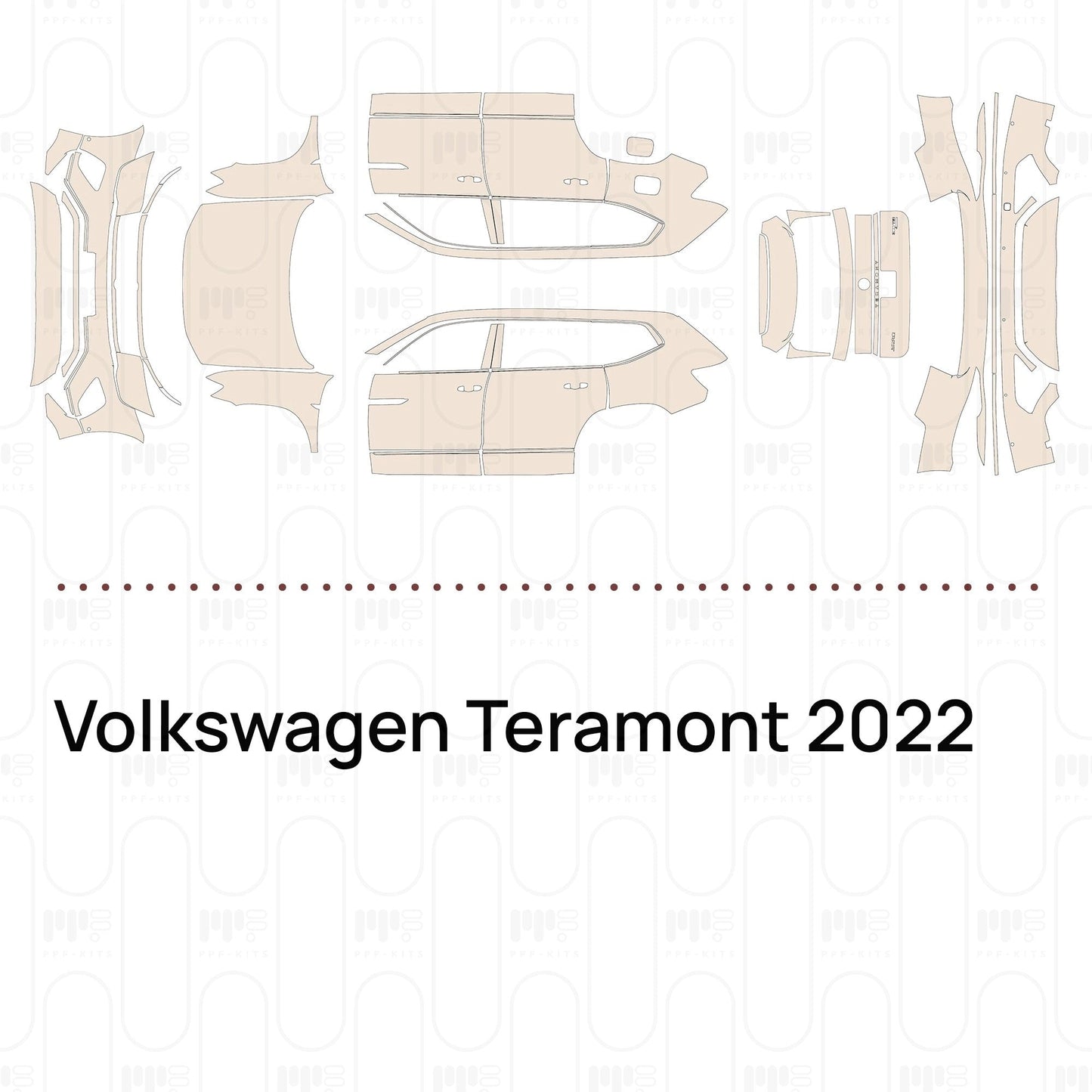 Pre-CutPPFVolkswagenTeramont2022