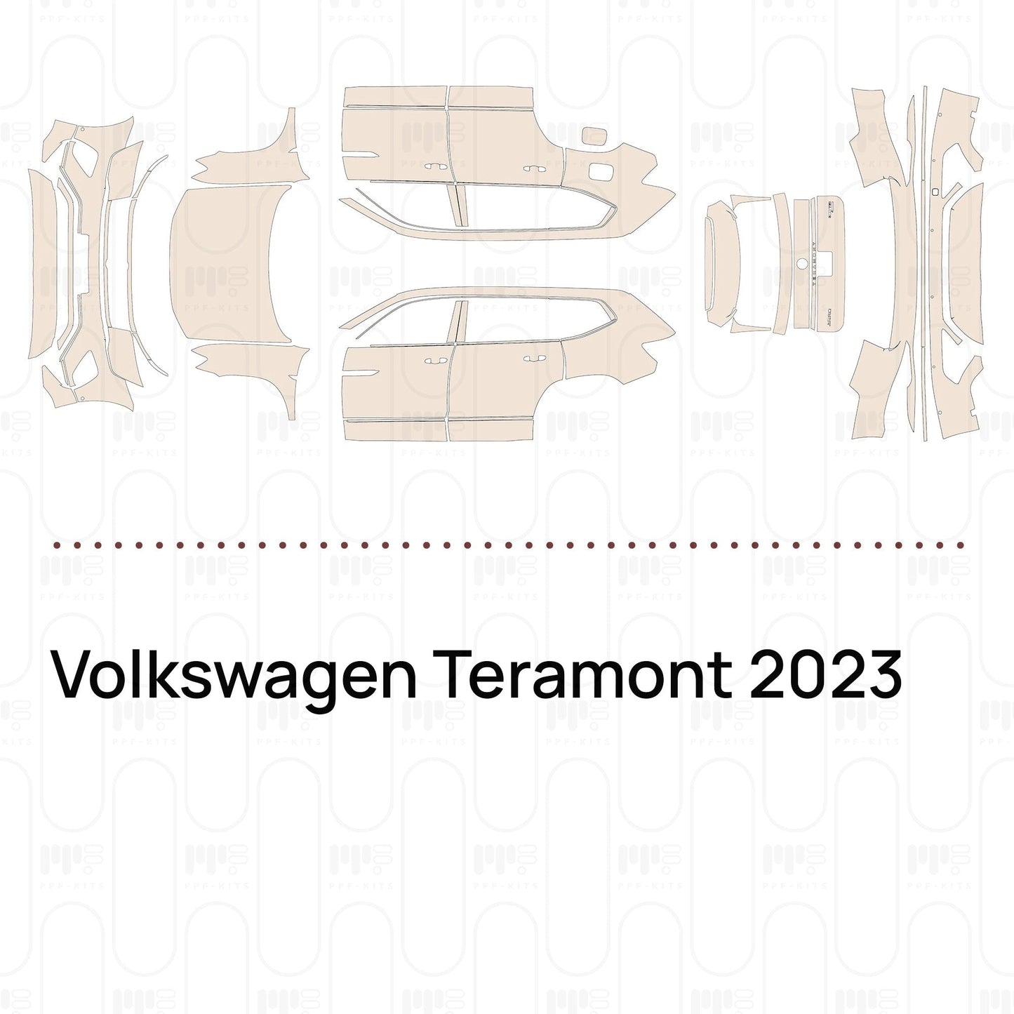 Pre-CutPPFVolkswagenTeramont2023