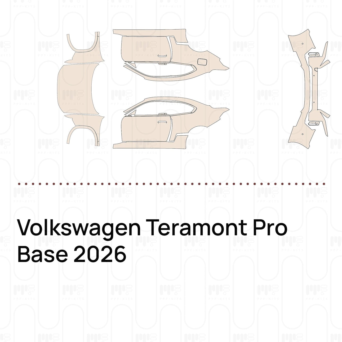 Pre-CutPPFVolkswagenTeramontProBase2026