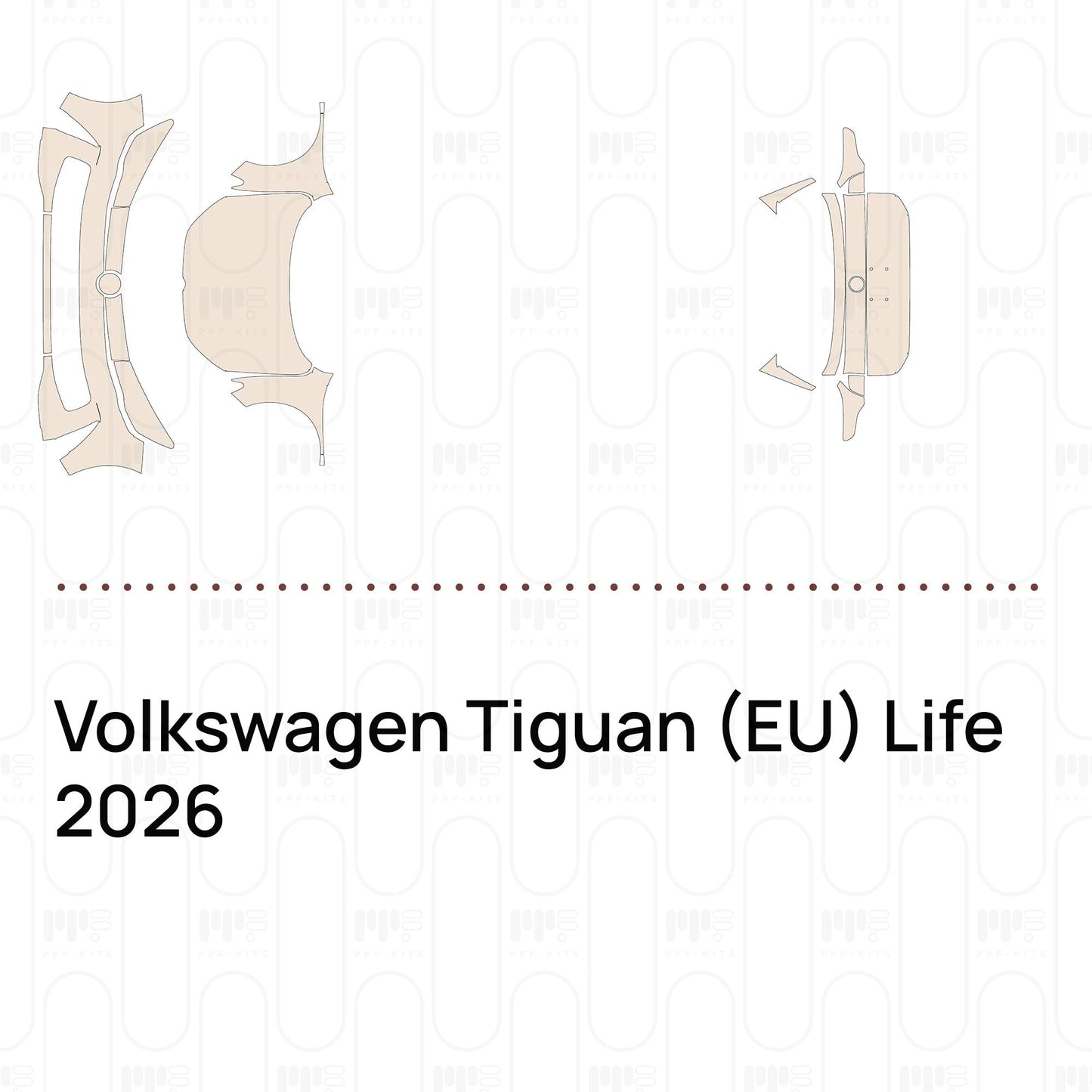 Pre-CutPPFVolkswagenTiguan(EU)Life2026
