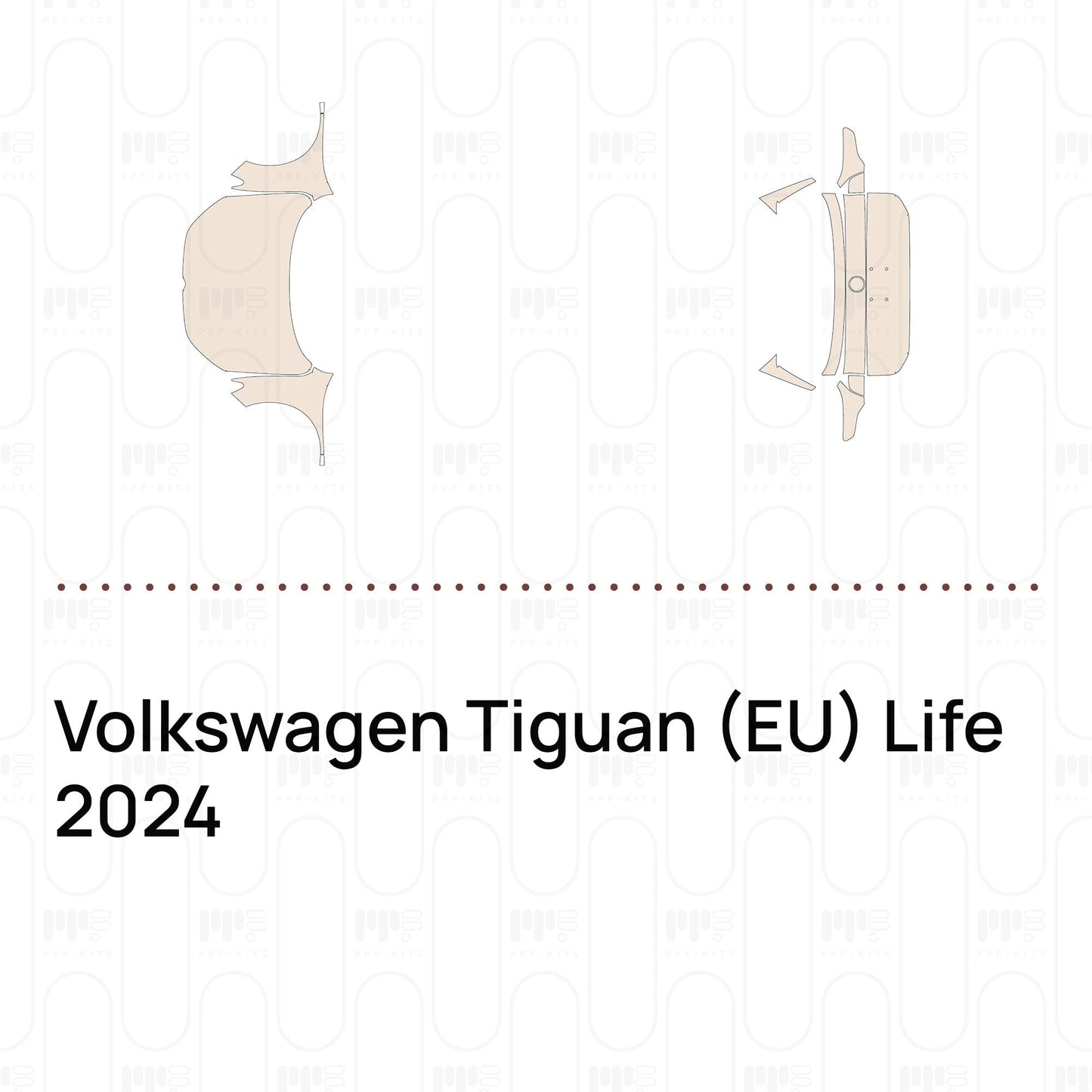 Pre-CutPPFVolkswagenTiguan(EU)Life2024