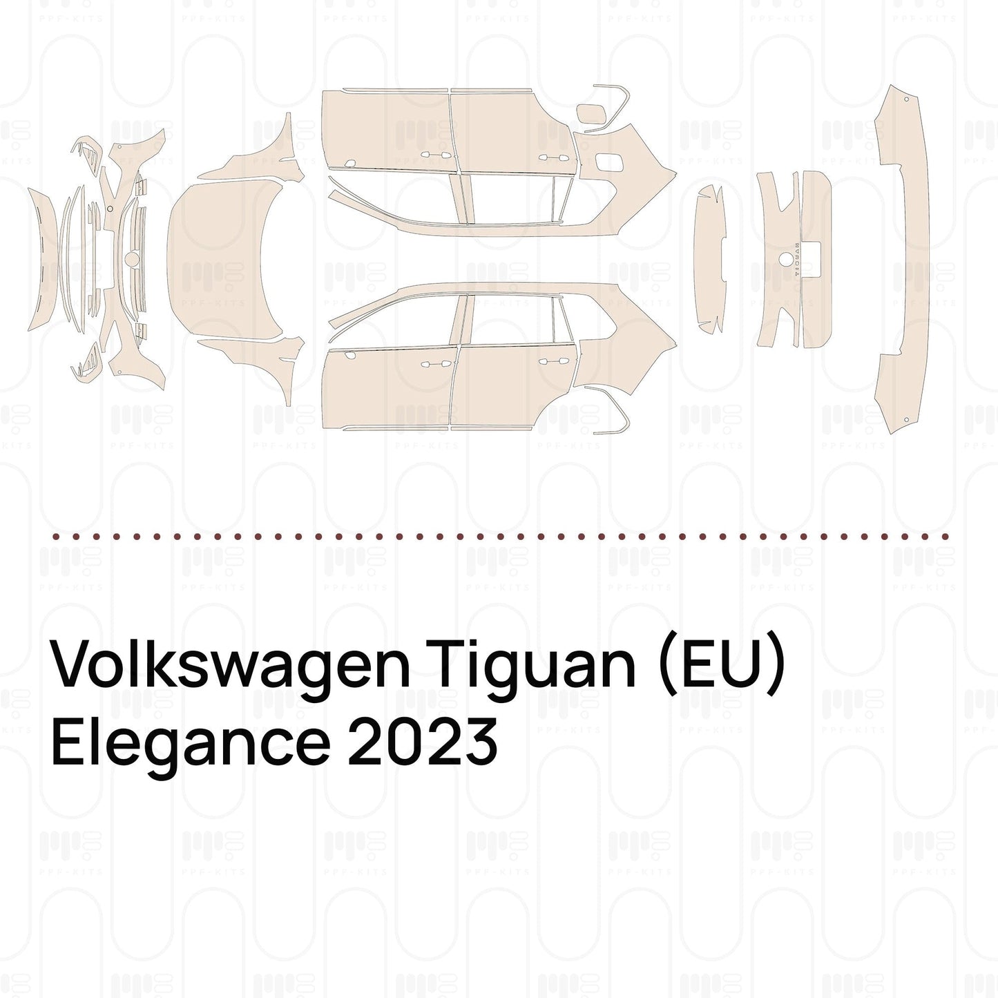 Pre-CutPPFVolkswagenTiguan(EU)Elegance2023