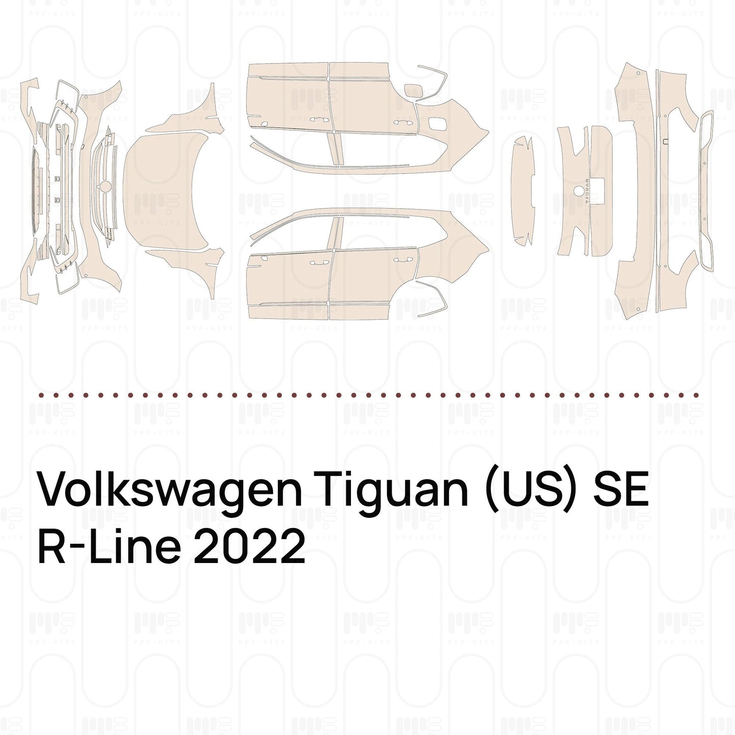 Pre-CutPPFVolkswagenTiguan(US)SER-Line2022
