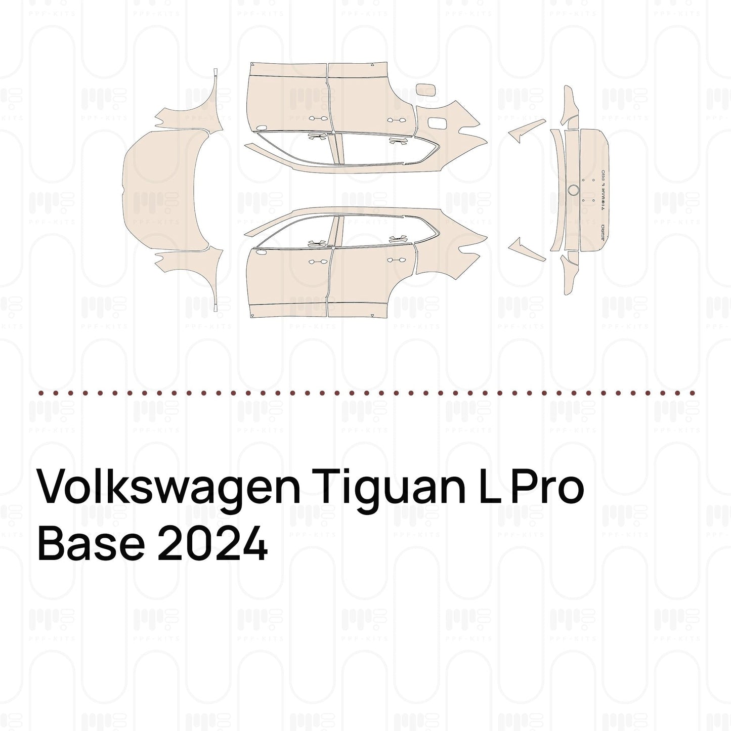 Pre-CutPPFVolkswagenTiguanLProBase2024