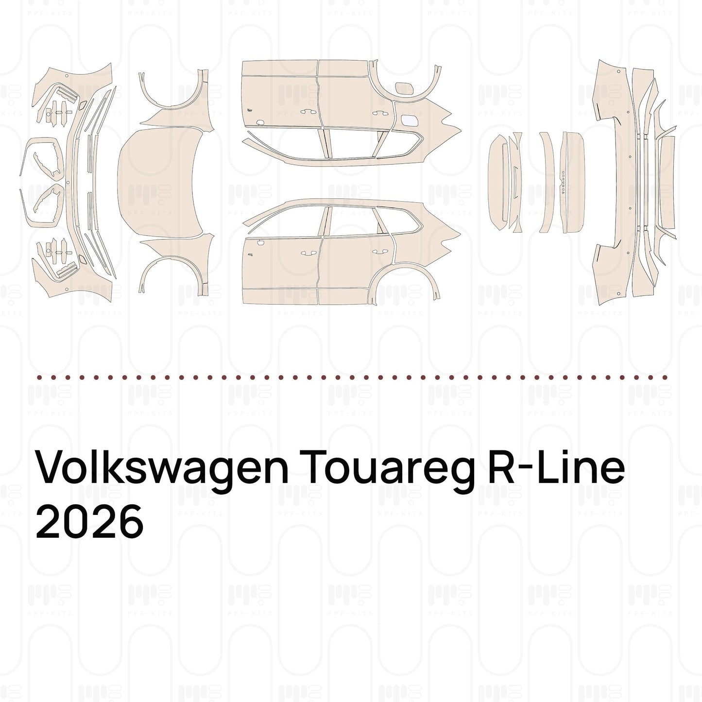 Pre-CutPPFVolkswagenTouaregR-Line2026