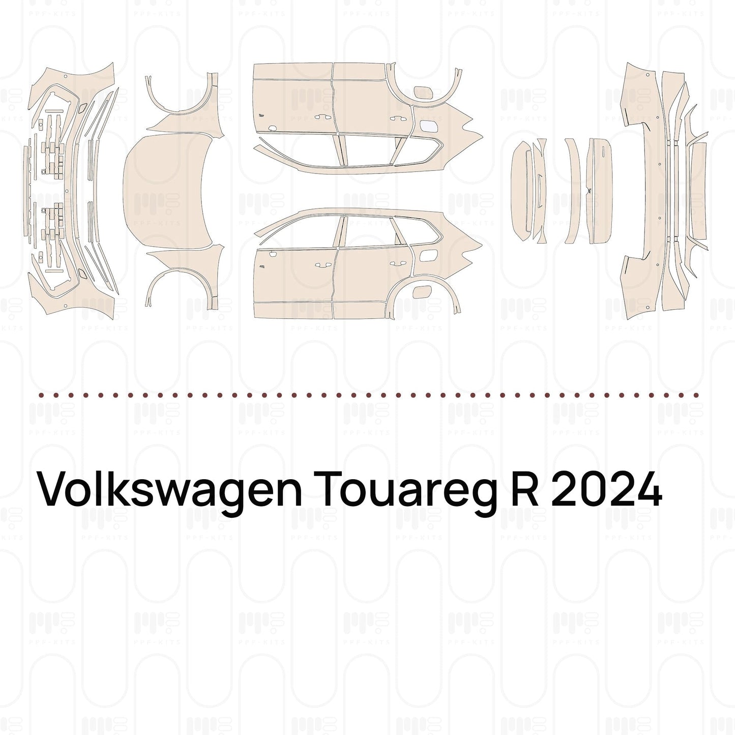 Pre-CutPPFVolkswagenTouaregR2024
