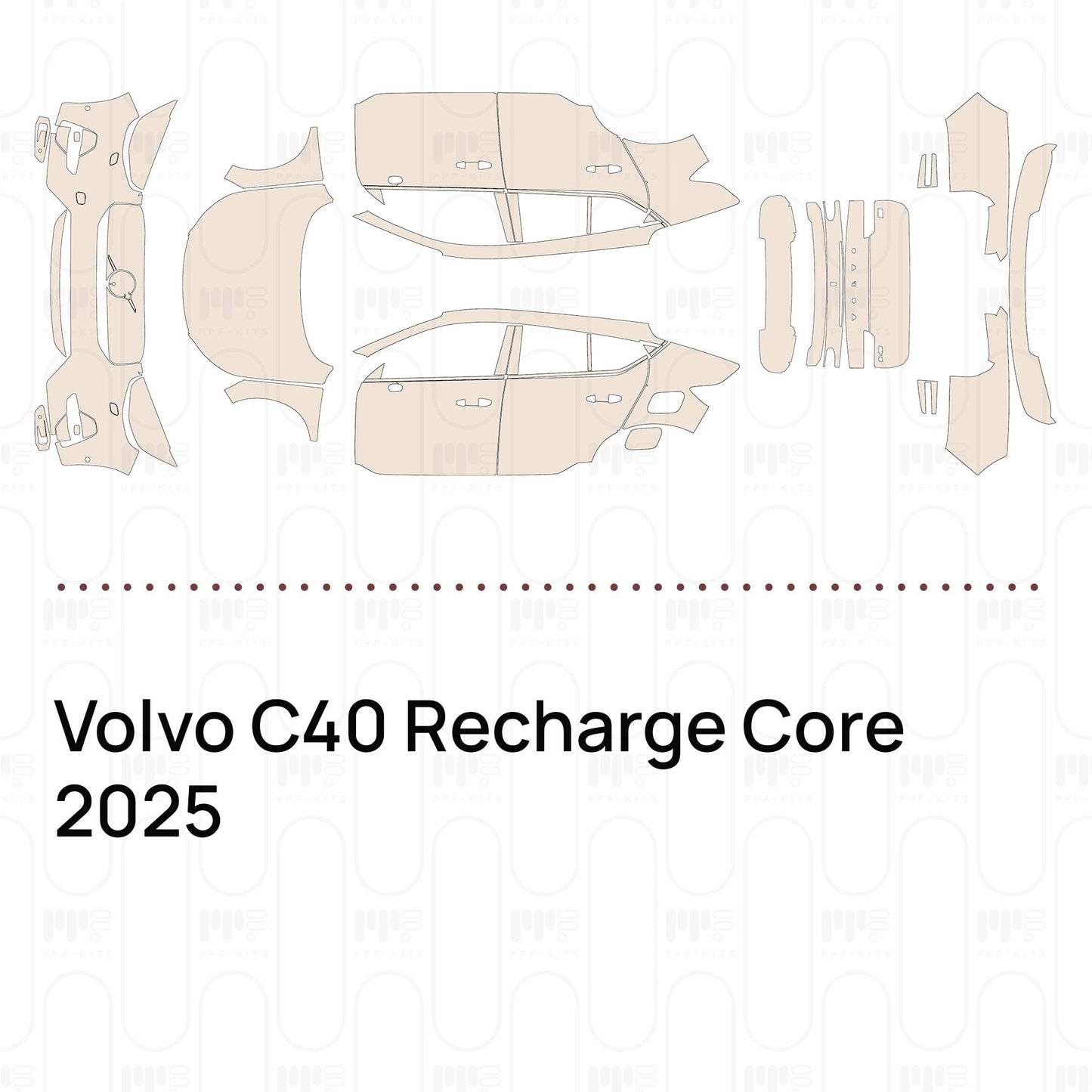 Pre-CutPPFVolvoC40RechargeCore2025