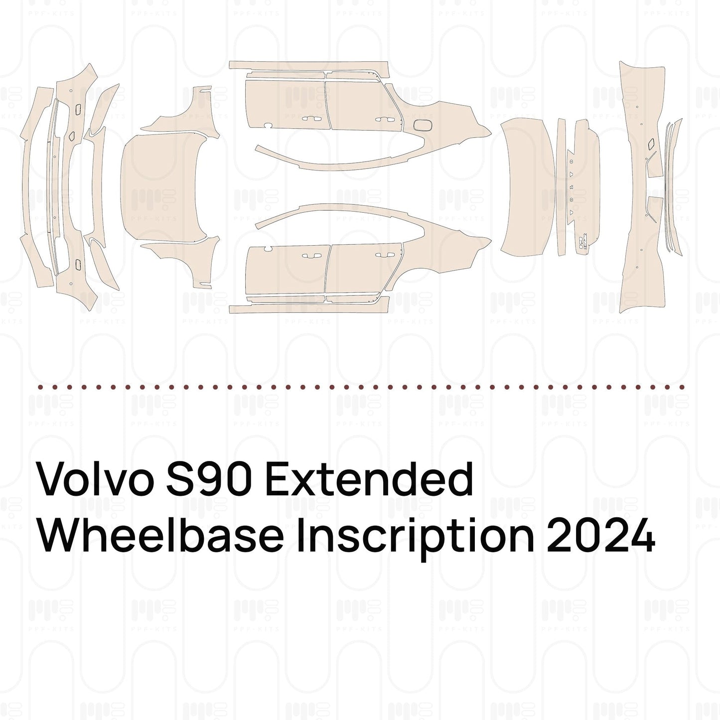 Pre-CutPPFVolvoS90ExtendedWheelbaseInscription2024