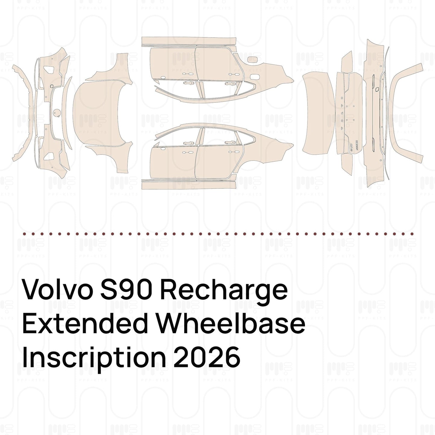 Pre-CutPPFVolvoS90RechargeExtendedWheelbaseInscription2026