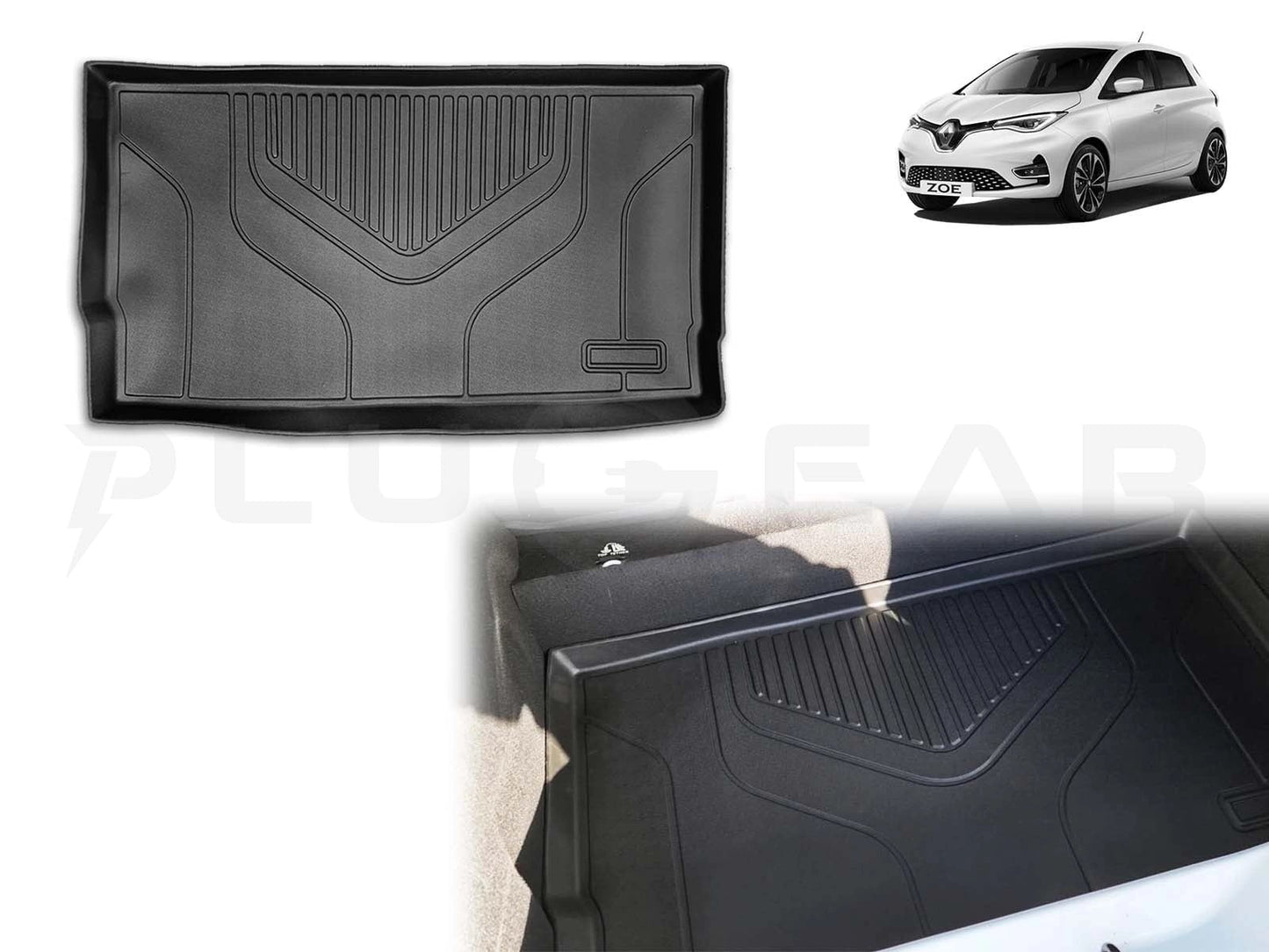 RenaultZoe:TrunkLowerCompartmentMat,LowerBootLiner(PremiumRecyclableRubber)
