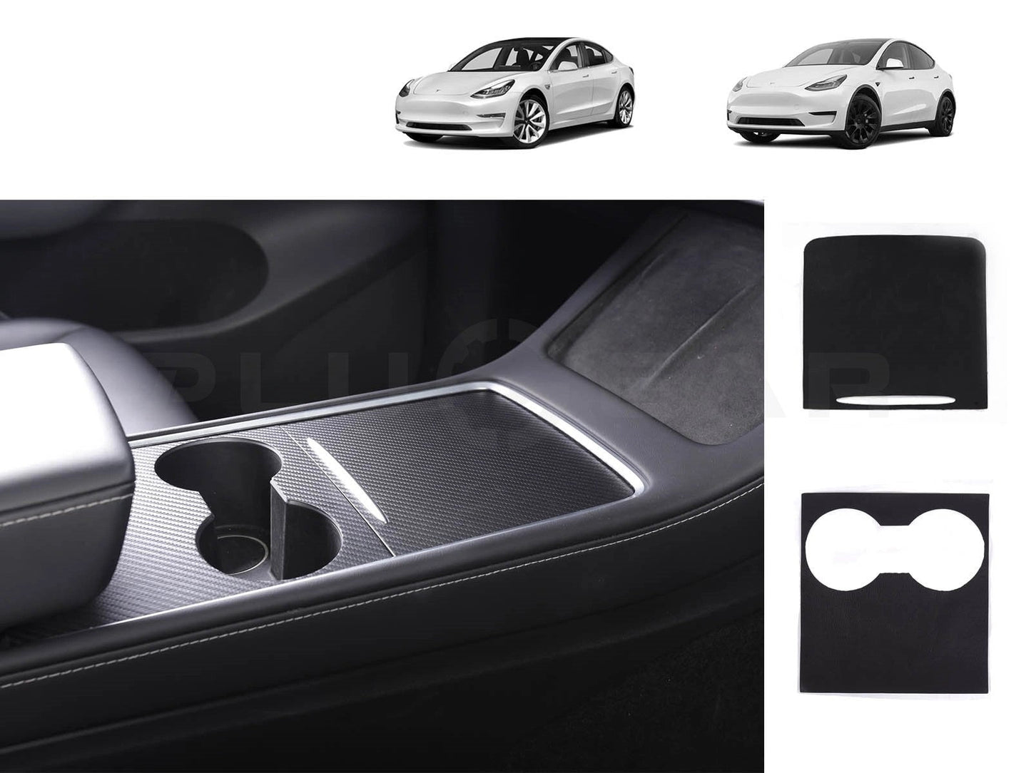 TeslaModel3(2021Face-liftedModel)andModelY:MiddleConsoleWrap