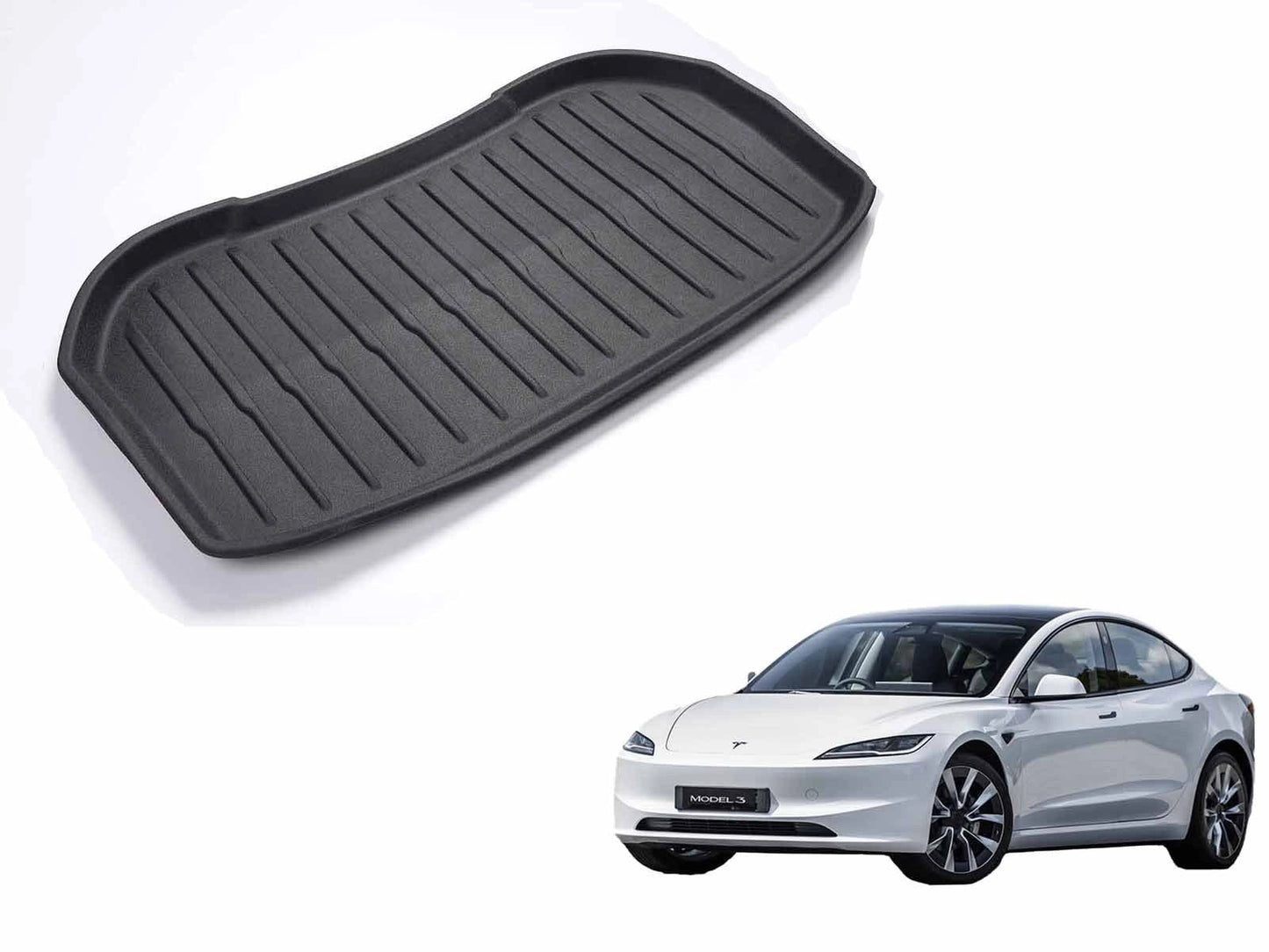 TeslaModel3(2024Highland):FrunkMat(PremiumRecyclableRubber)