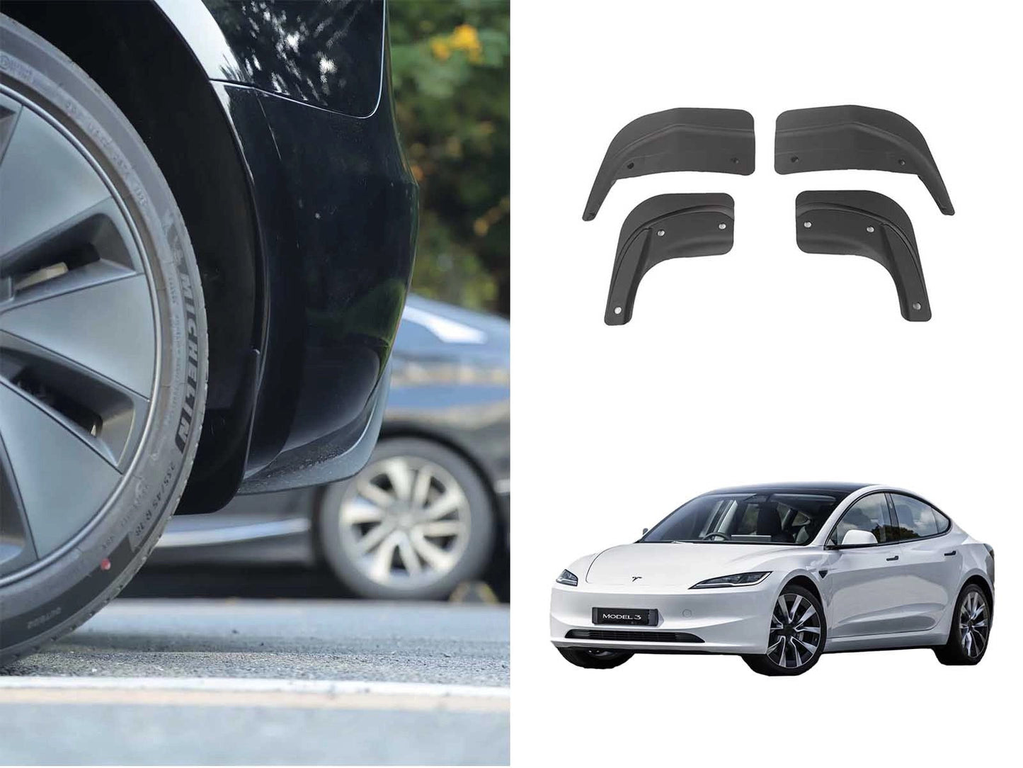 TeslaModel3(2024Highland):MudFlaps,SplashGuards