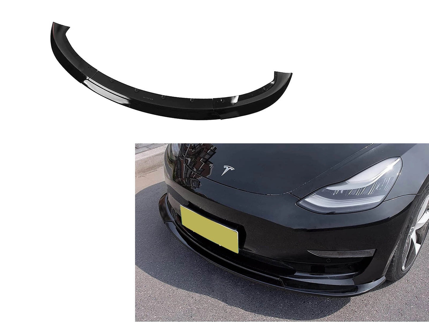 TeslaModel3:FrontAirDeflectorLip