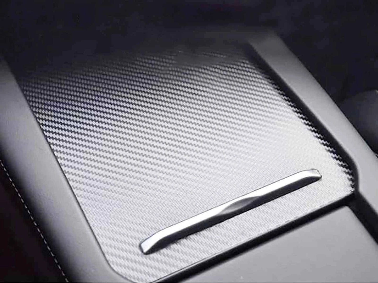 TeslaModelSandModelX:MiddleConsoleWrap(CarbonLook)