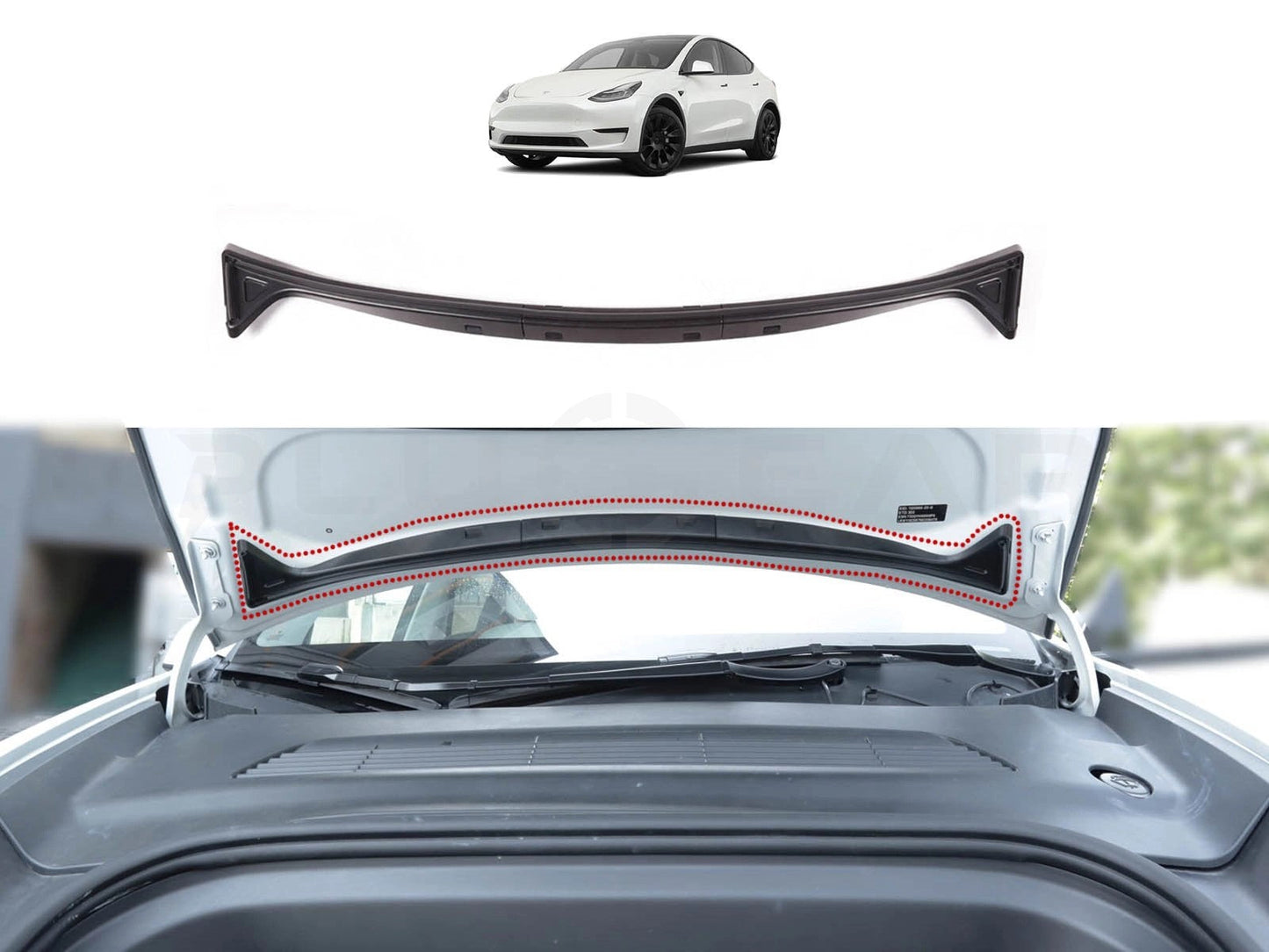 TeslaModelY:Hood/FrunkWaterBarrierStrip