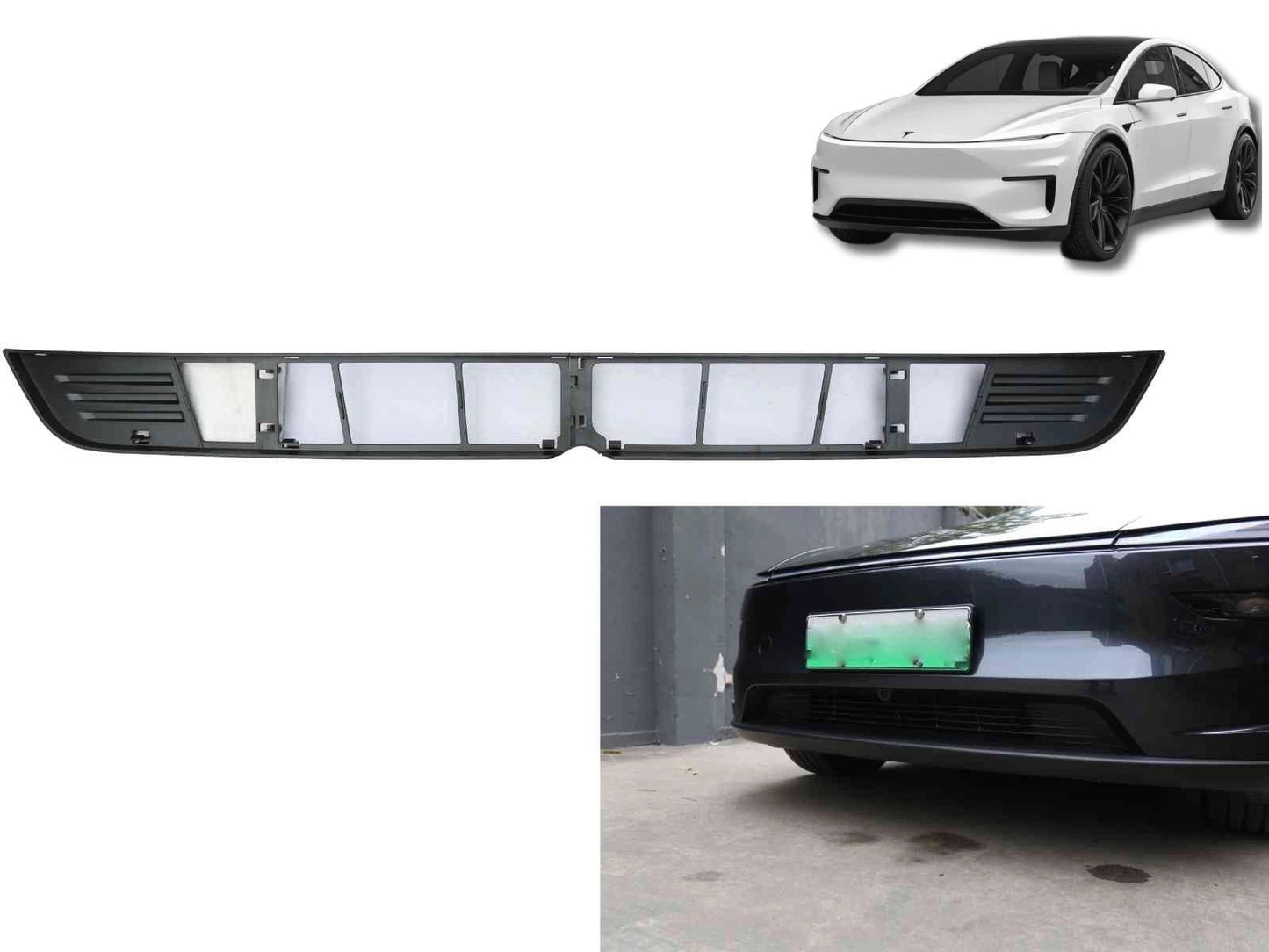 TeslaModelY2025Juniper:FrontInsectScreen,RadiatorProtectiveMeshGrillPanel