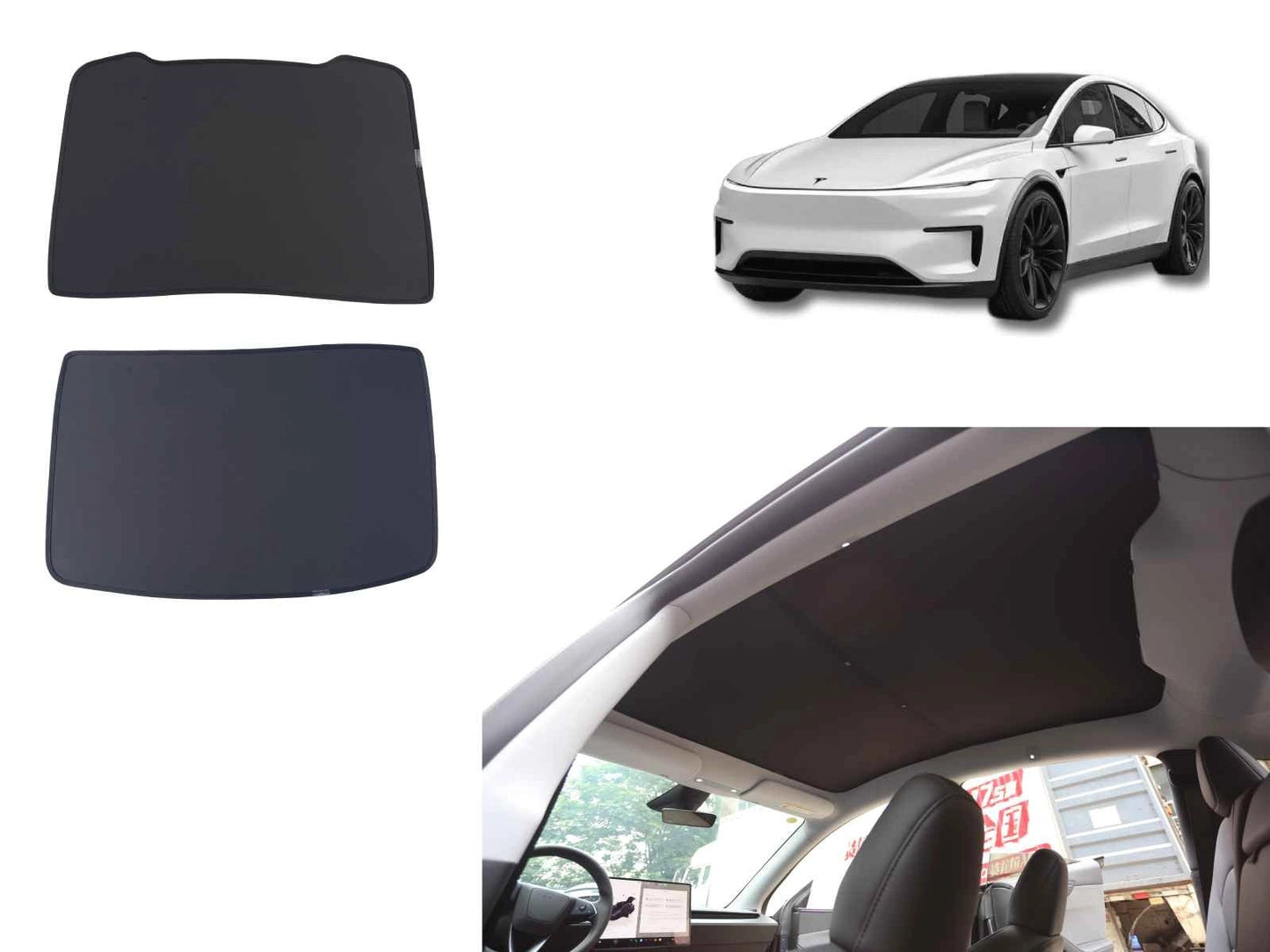 TeslaModelY2025Juniper:GlassRoofSunshade