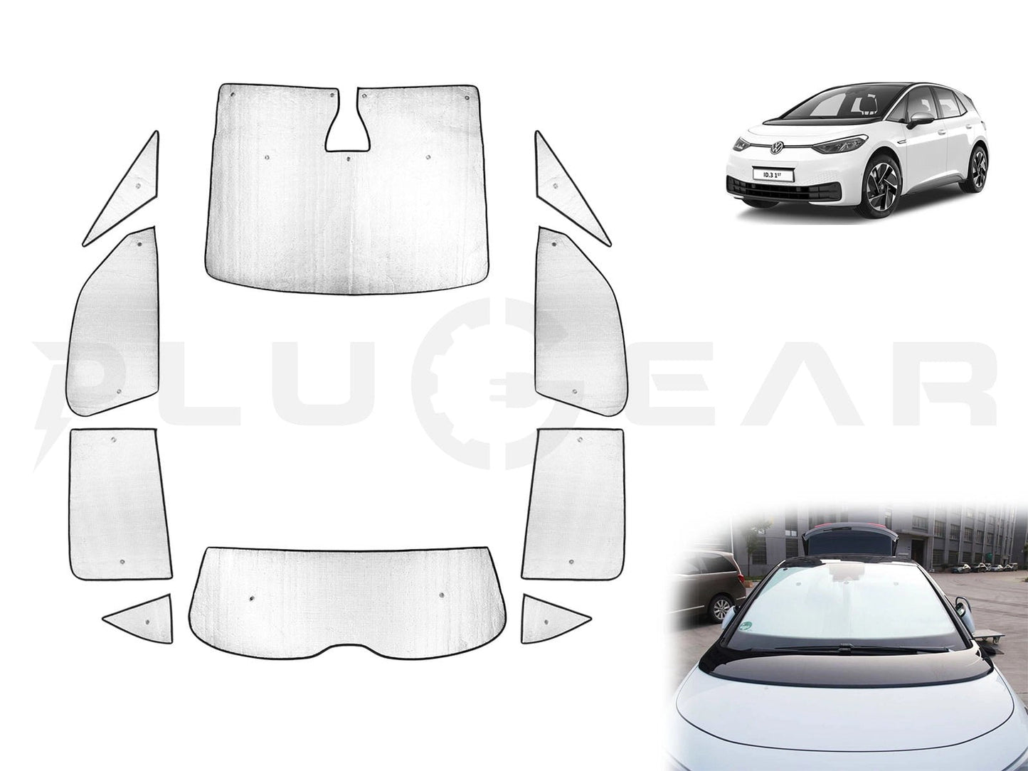 VWID3:Sunshade,SunScreen,SunShieldSet(10pcs)