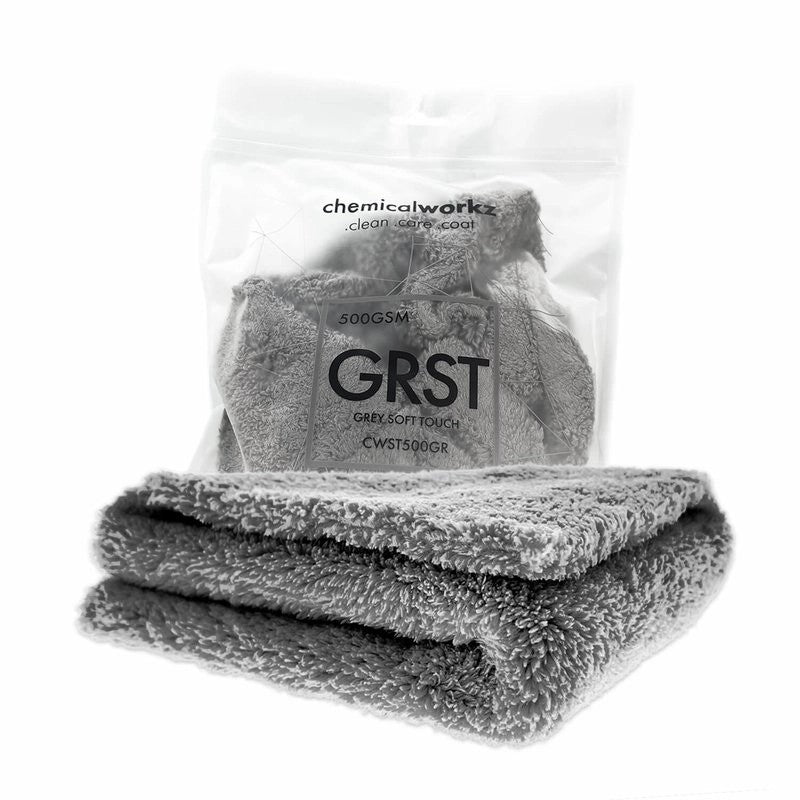 ChemicalWorkzGreyEdgelessSoftTouchPremiumPoliertuch600gsm40×40grau