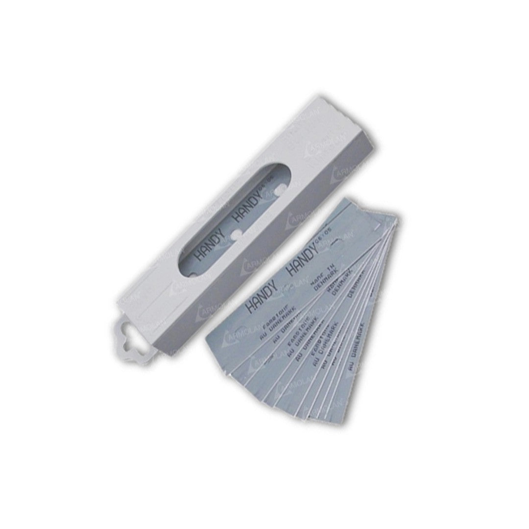 ErsatzklingeSchaber7,5cmCarbon10erPack