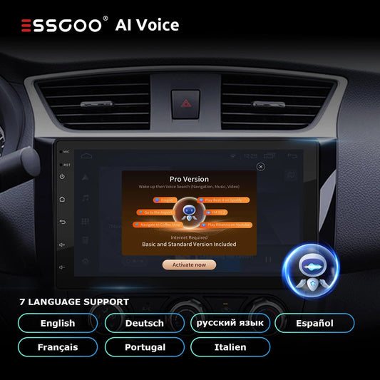 ESSGOOCarAIVoiceActivationCodeForAndroidStereo，AdvancedVersion,FullyFunctionalUnlocked