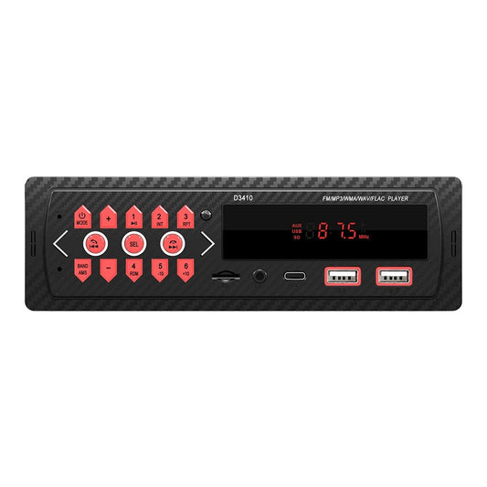 ESSGOOD3410|SingleDinCarStereoMP3PlayerFMAudioRadioBluetooth5.0SupportUSBAUX