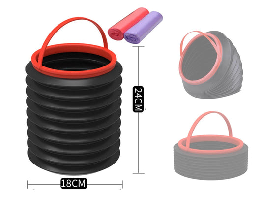 FoldableTrashCan(4Liters,incl.bags)