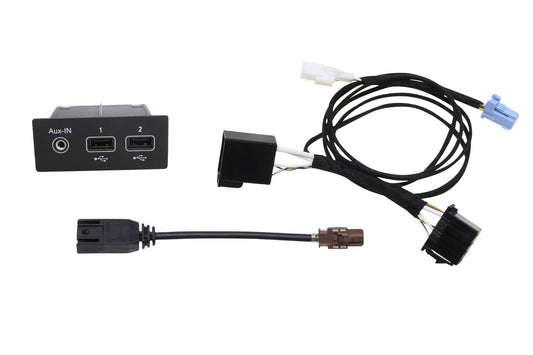KomplettsetMultimediaUSBBuchsebeiNachrüstungMediaConnectfürSmartFortwo\/Forfour453-Tuningteile.kaufen