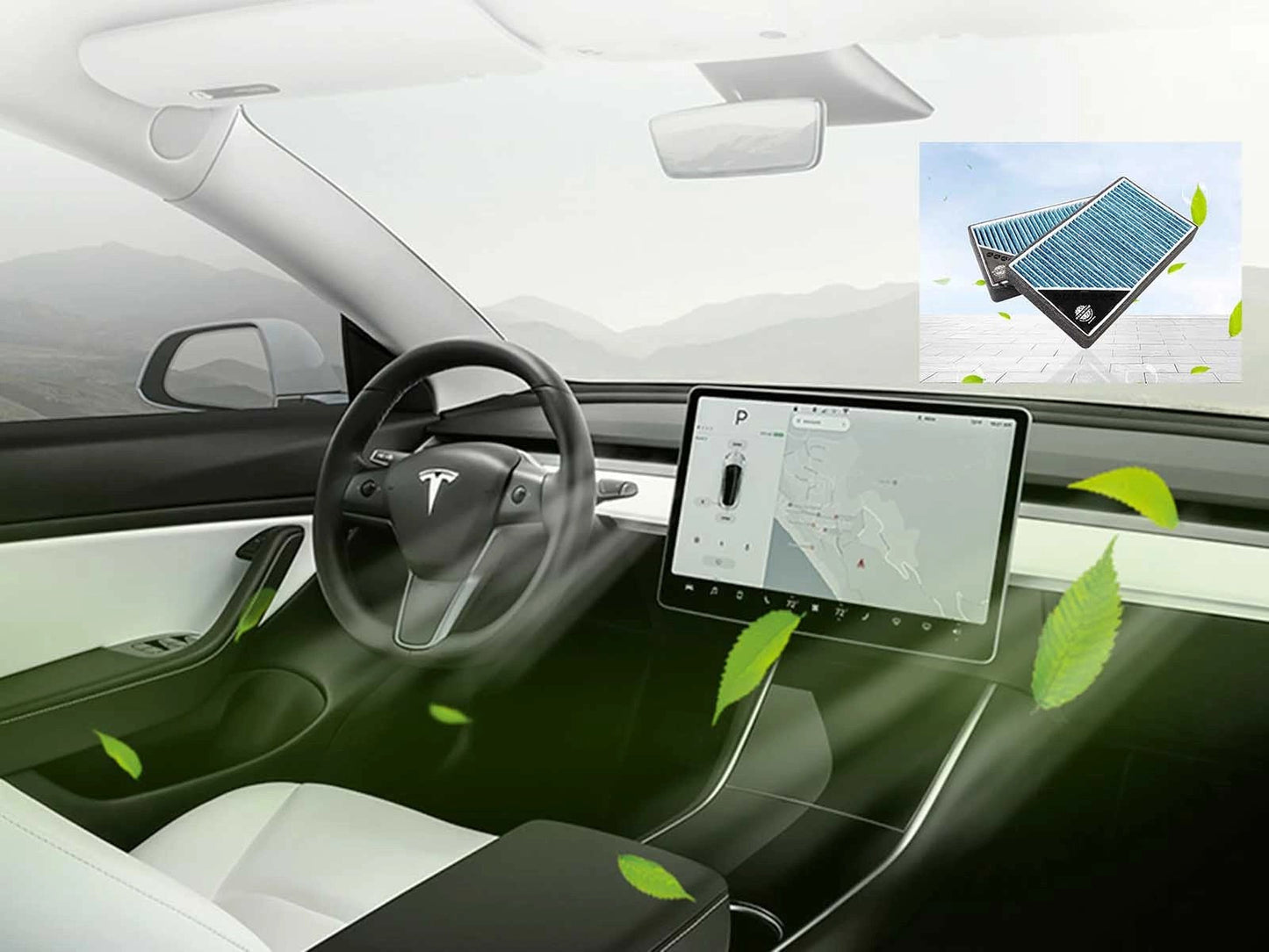 Model3:NegativeIonsInteriorAirFilterElements