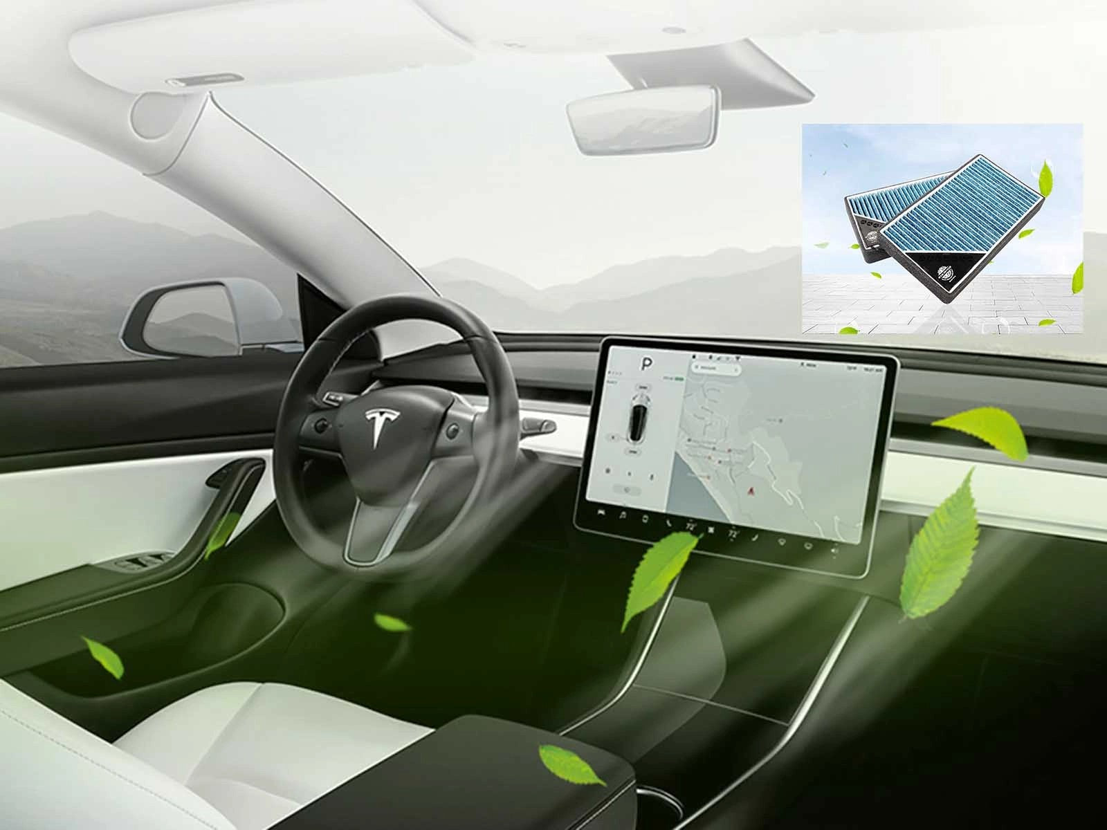 Model3:NegativeIonsInteriorAirFilterElements