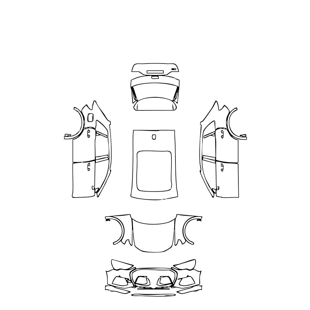 PassgenaueLackschutzfolienPPFAudiQ3SUVBase2020
