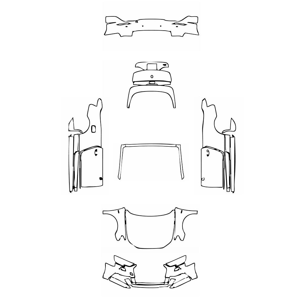 PassgenaueLackschutzfolienPPFAudiA3CabrioletS-line2017