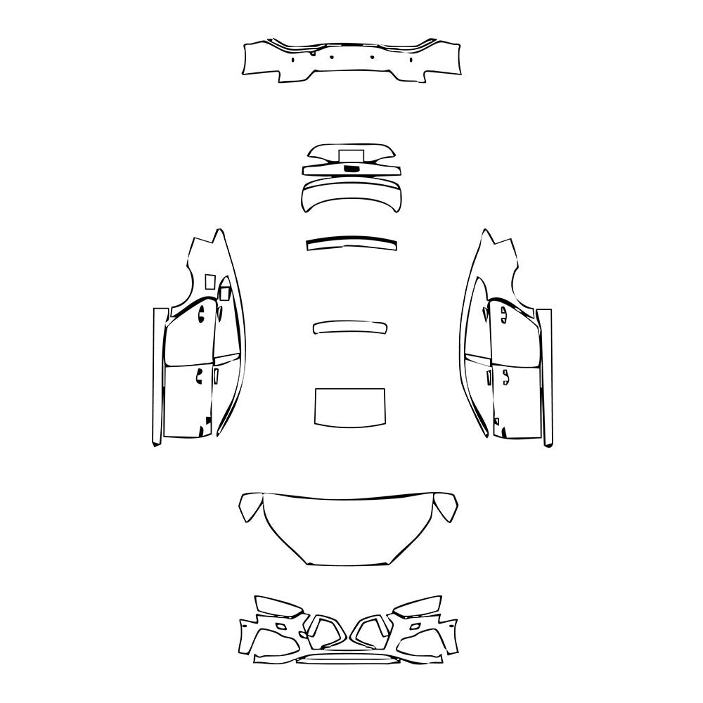 PassgenaueLackschutzfolienPPFAudiA5S5Sportback2023