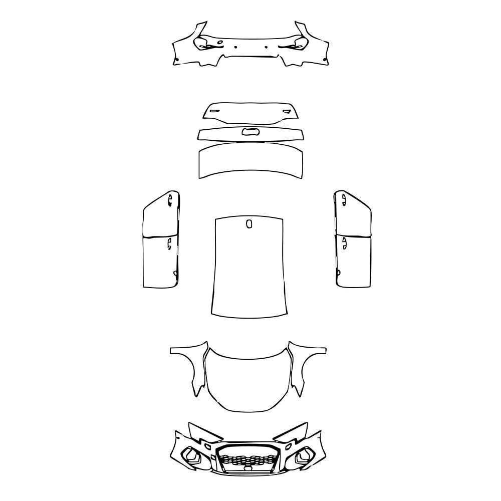 PassgenaueLackschutzfolienPPFAudiA3LimousineBase2021
