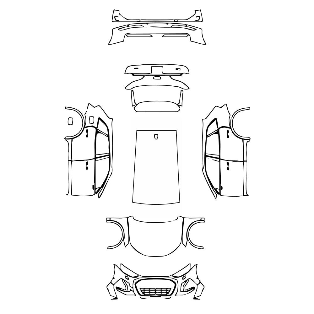 PassgenaueLackschutzfolienPPFAudiQ5StandardWheelbaseBase2021