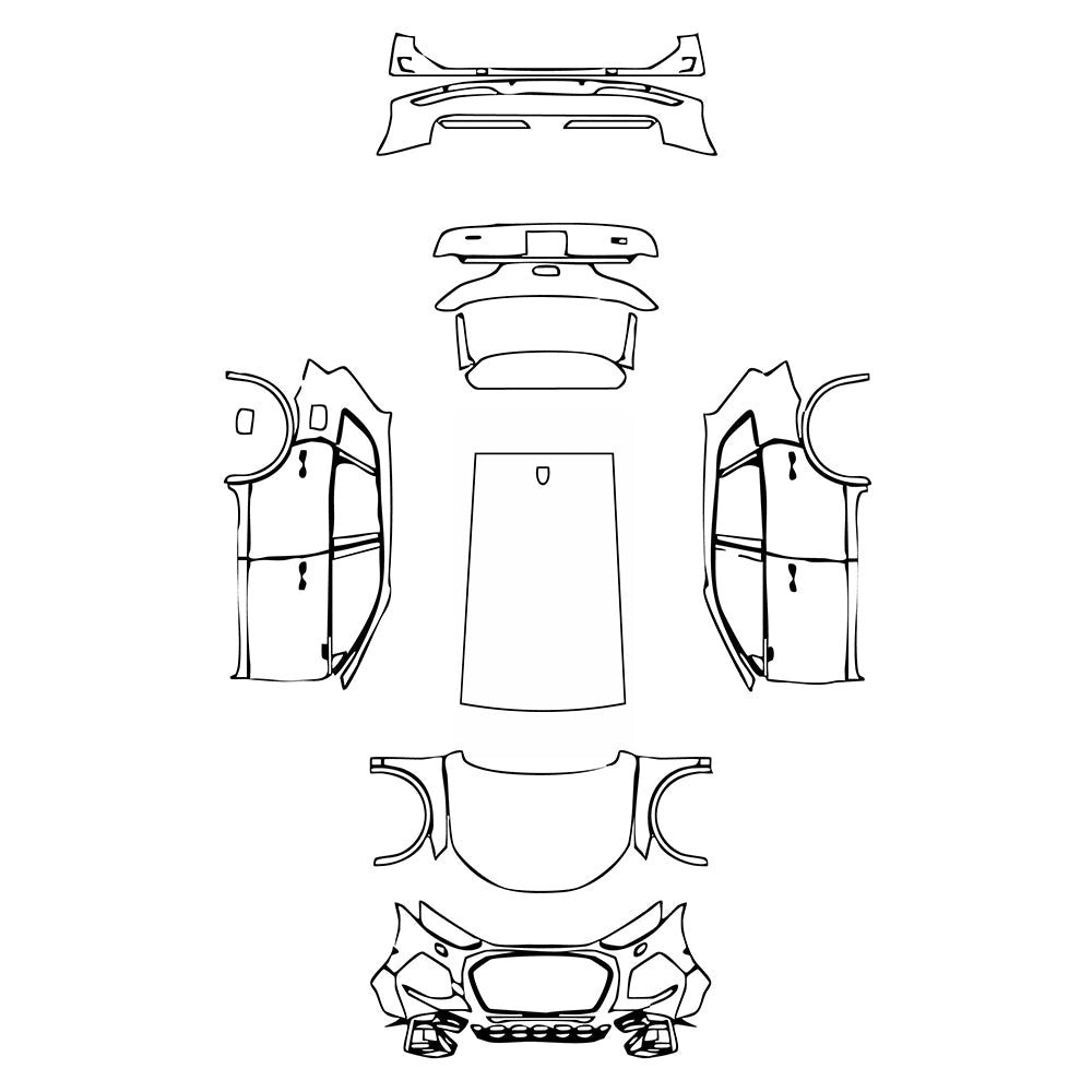 PassgenaueLackschutzfolienPPFAudiQ5StandardWheelbaseS-line2021