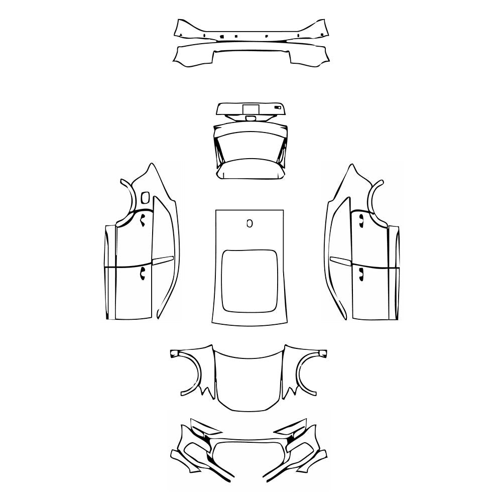 PassgenaueLackschutzfolienPPFAudiQ8Base2021