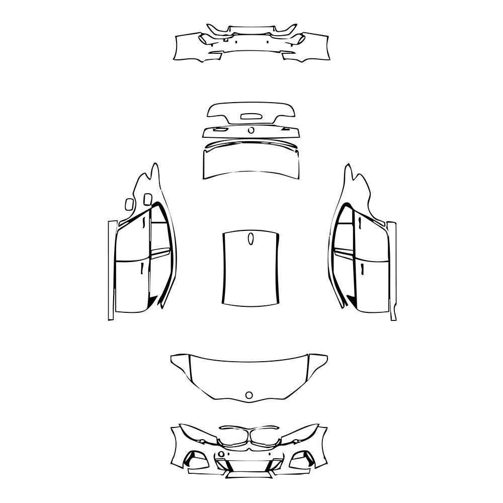 PassgenaueLackschutzfolienPPFBMW3SeriesSedanM340i2020