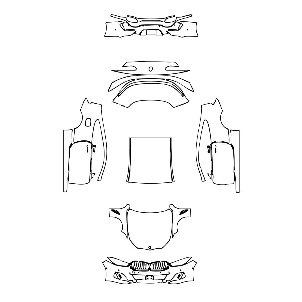 PassgenaueLackschutzfolienPPFBMW8SeriesCoupeMSport2020