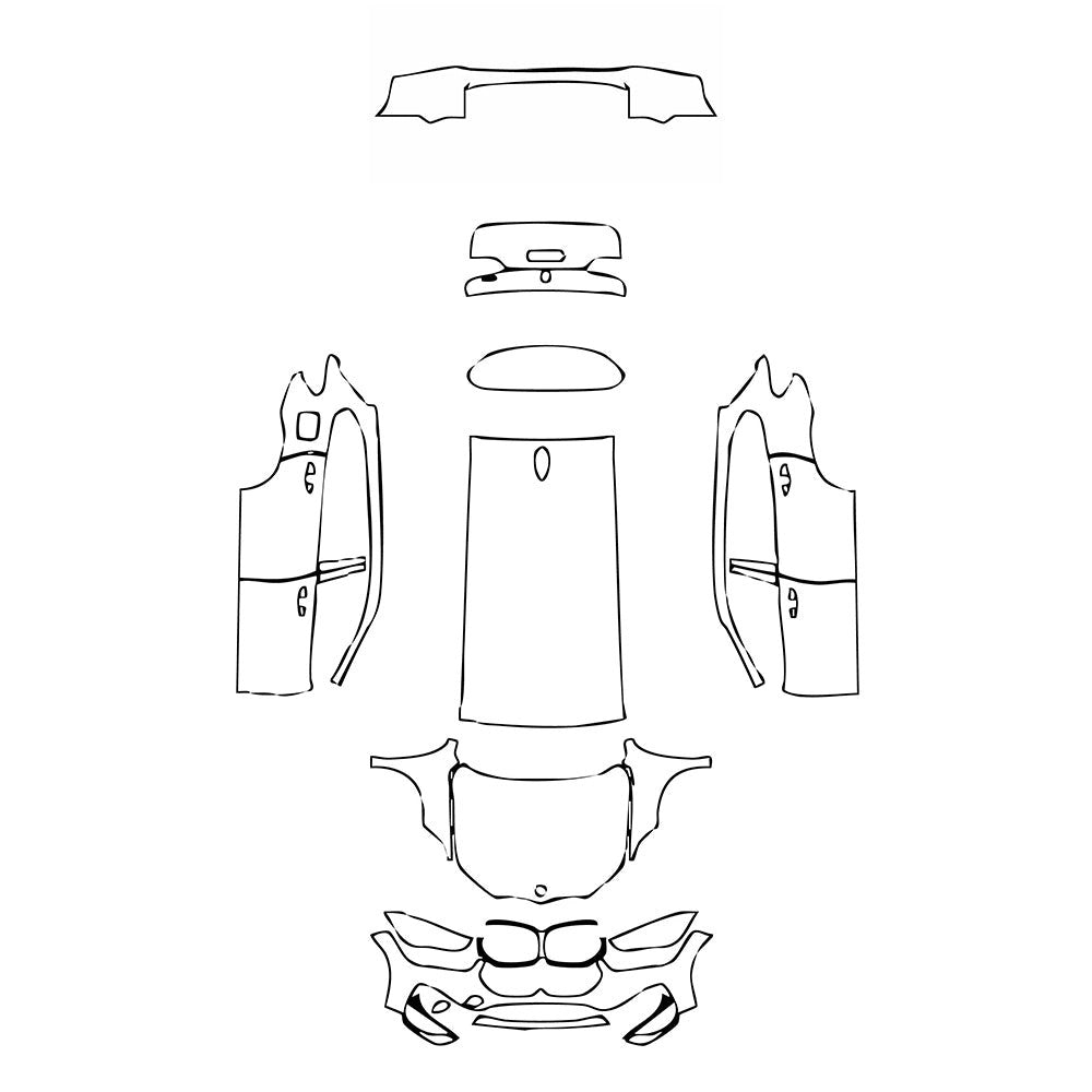 PassgenaueLackschutzfolienPPFBMWX1ExtendedWheelbaseBase2020