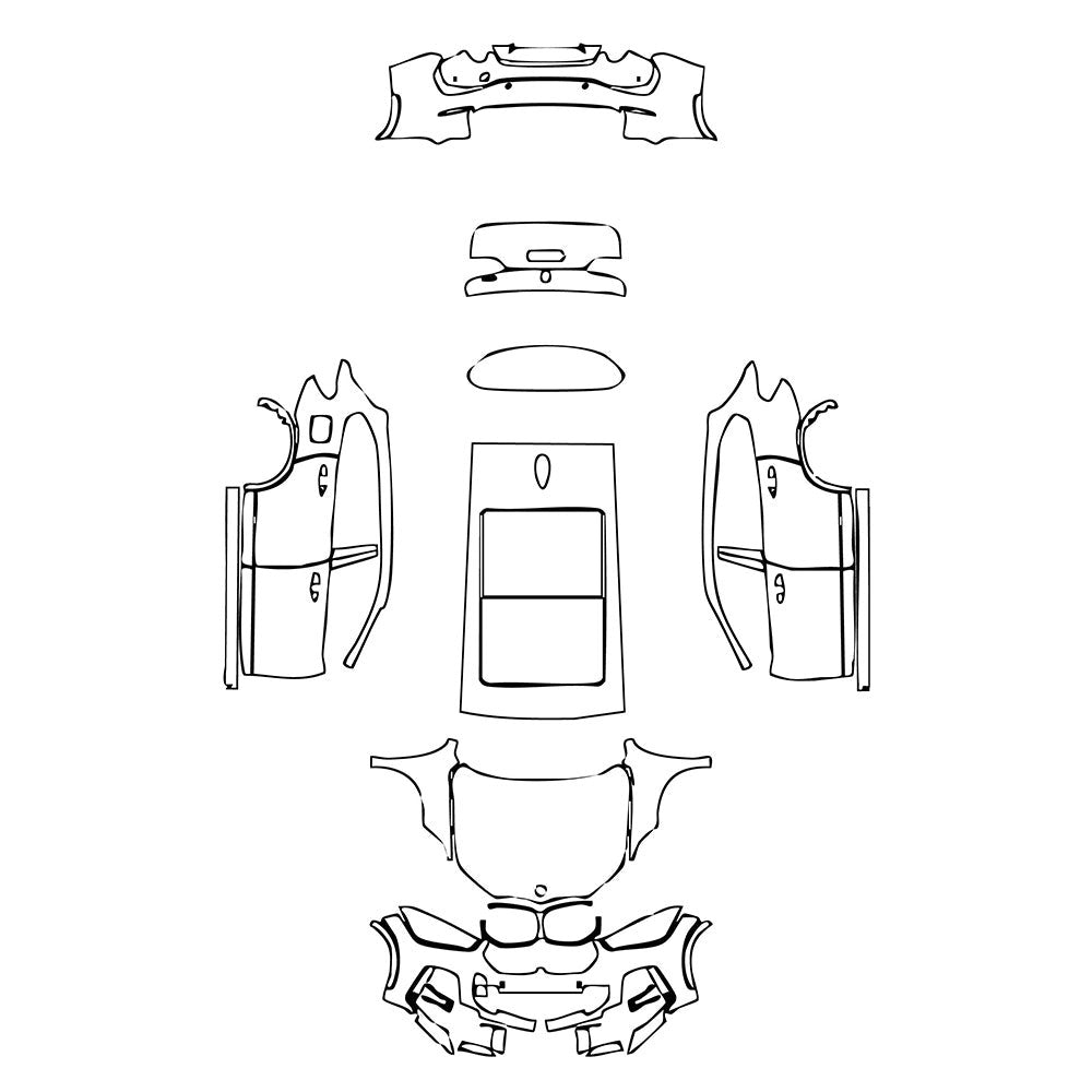 PassgenaueLackschutzfolienPPFBMWX1StandardWheelbaseMSport2020