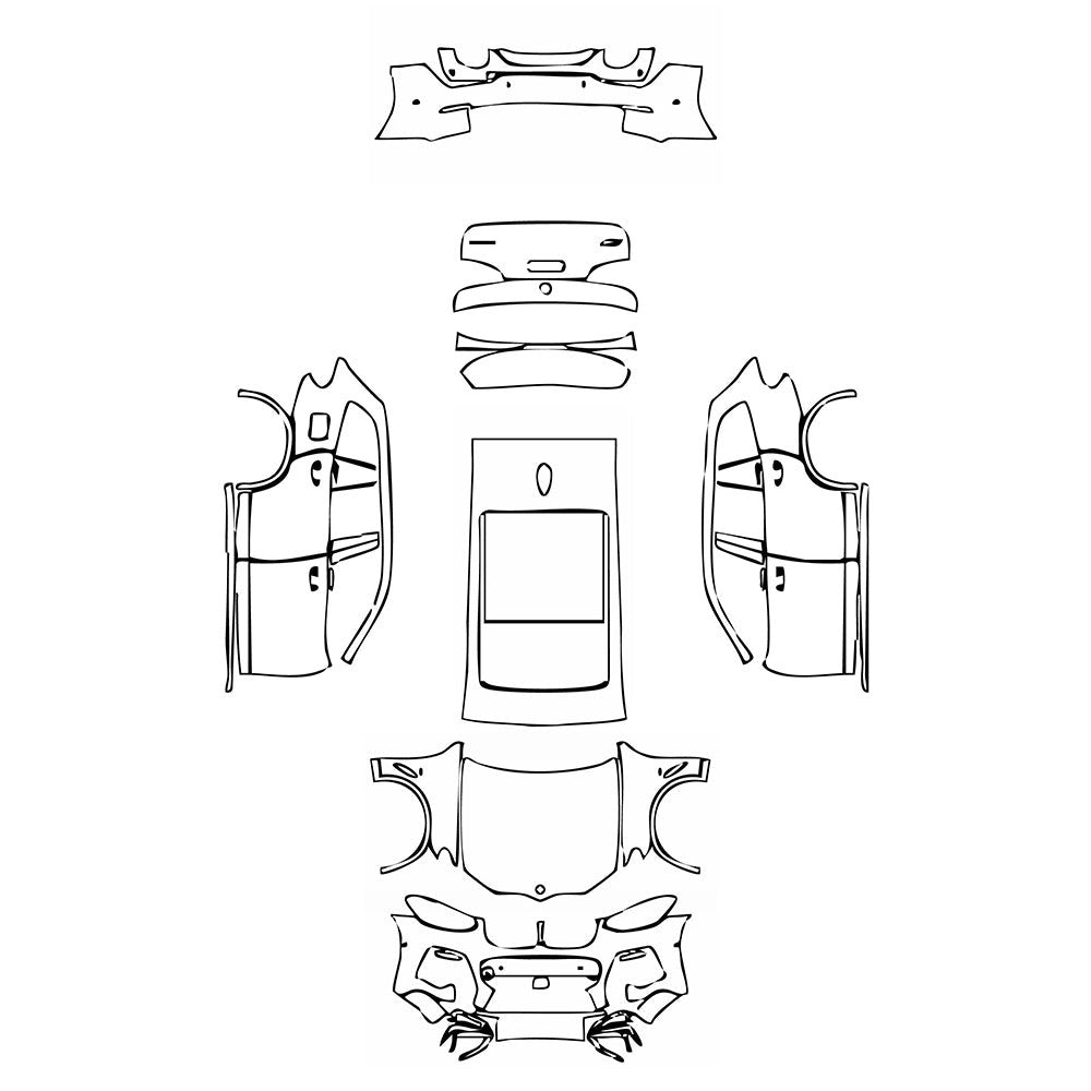 PassgenaueLackschutzfolienPPFBMWX3StandardWheelbaseMSport2020
