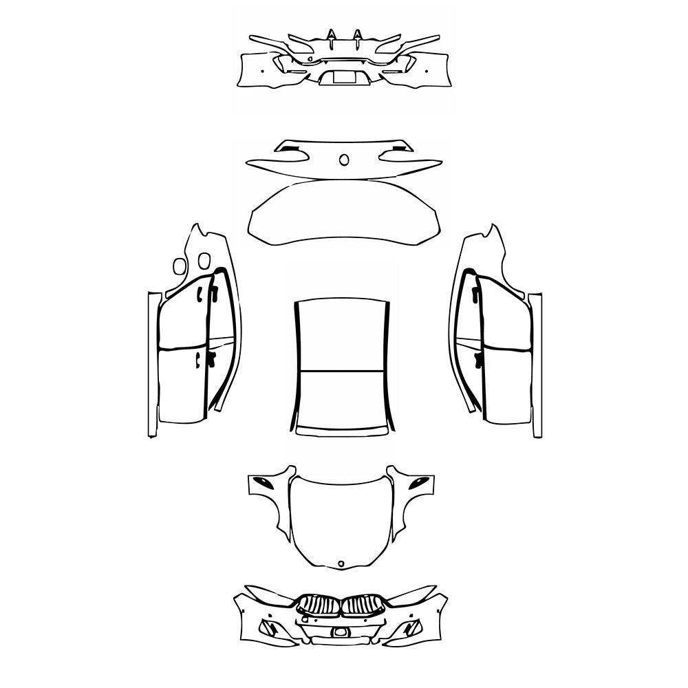 PassgenaueLackschutzfolienPPFBMW8SeriesGranCoupeMSport2019