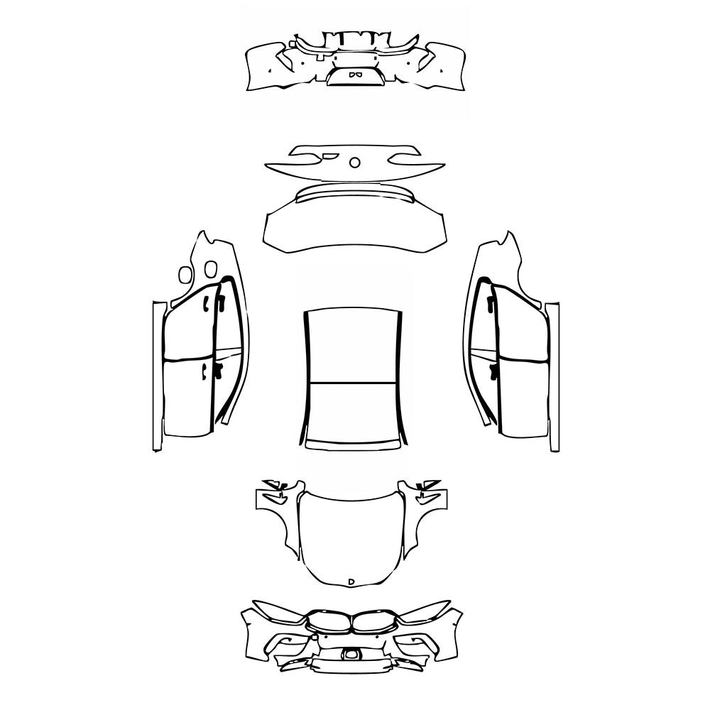 PassgenaueLackschutzfolienPPFBMW8SeriesGranCoupeM82019