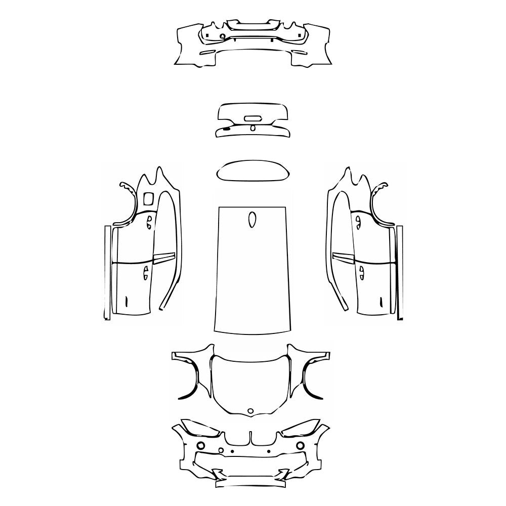 PassgenaueLackschutzfolienPPFBMWX1StandardWheelbaseMSport2019