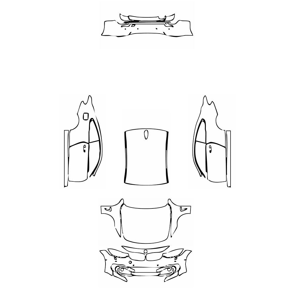 PassgenaueLackschutzfolienPPFBMW4SeriesCoupeSportLine2016